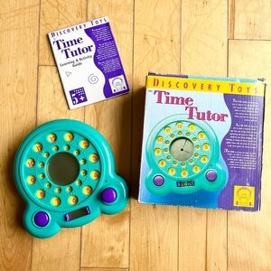 Vintage Discovery Toys Time Tutor Learning Time Digital Analog Educational Clock